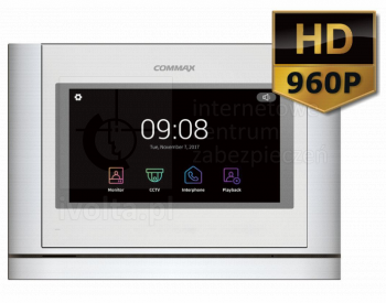 CDV-704MA Monitor 7" z serii "FINE VIEW HD" z doświetleniem LED, dotykowy, czytnik kart SD , COMMAX
